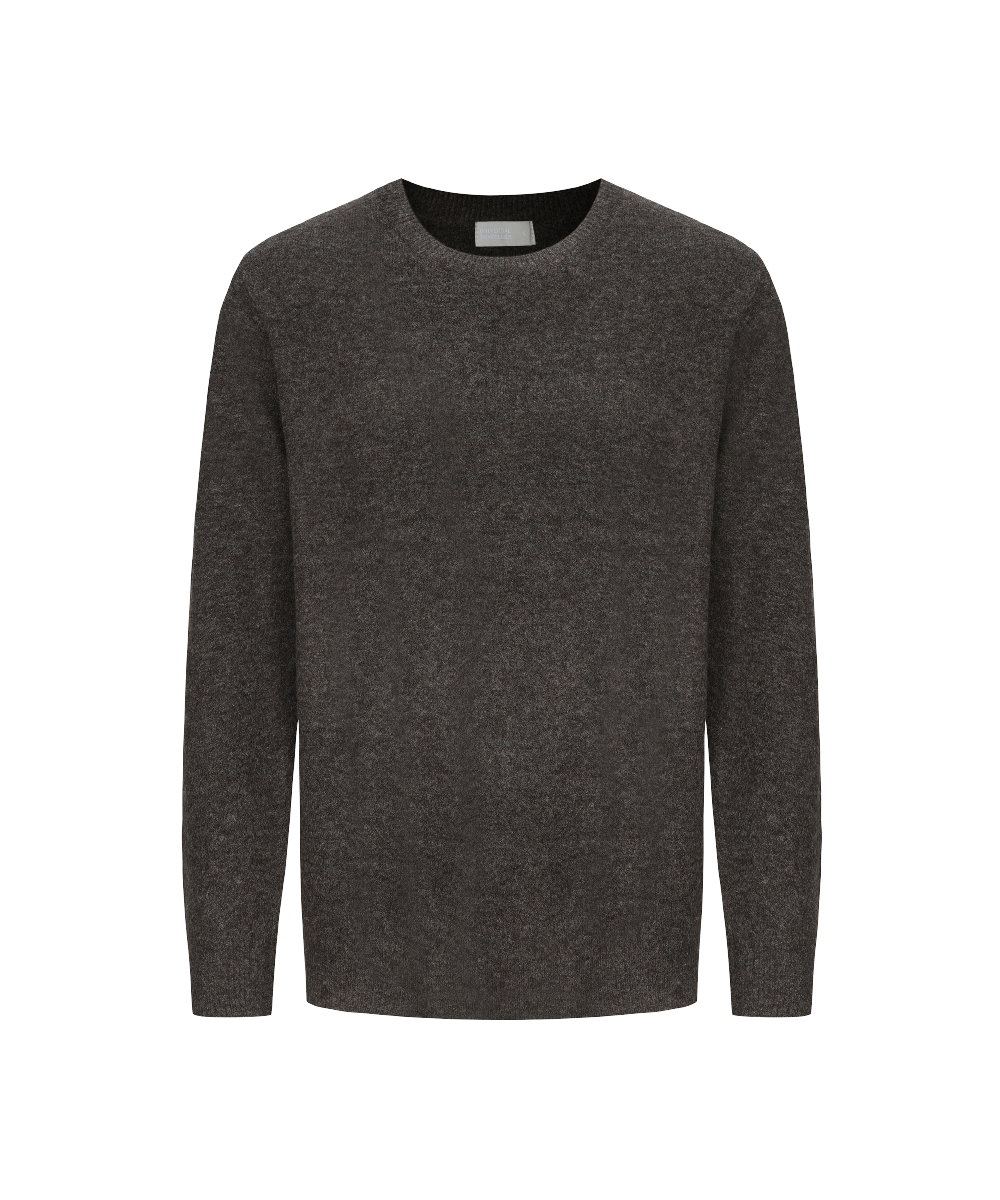 Men's Crew Neck Sustainable Knitted Sweater KS23110